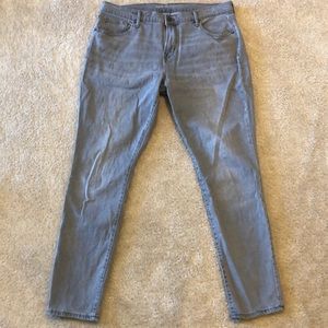 Old Navy Curvy Profile Midrise gray jeans